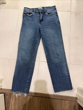 Kensie Jeans The Allie High-Rise Straight Leg Jeans